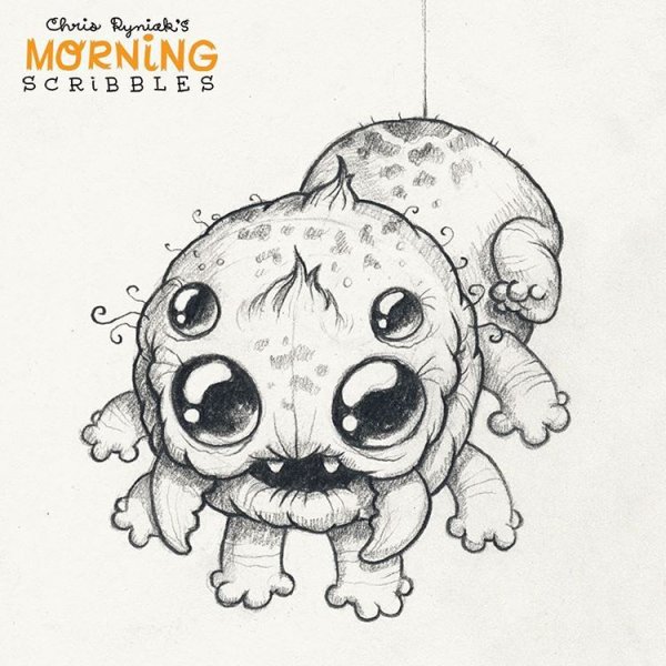 Рисунки маленьких миленьких монстриков