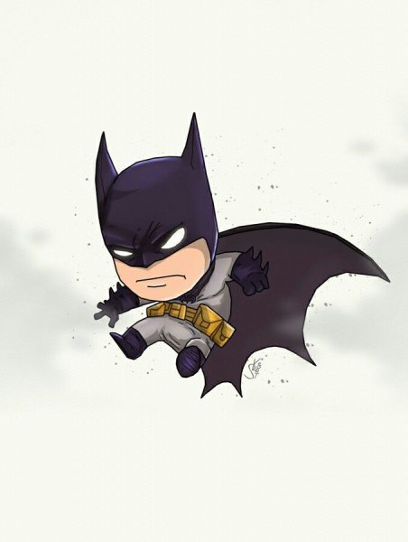 Чиби Марвел Бэтмен