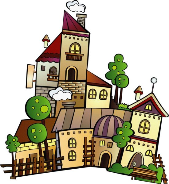 Мультяшный городок