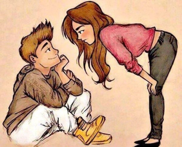 Объятия рисунок карандашом