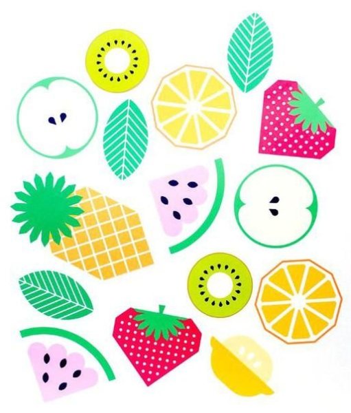 Летние Стикеры черно белые