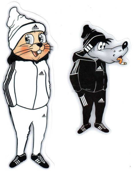 Заяц из ну погоди в адидасе