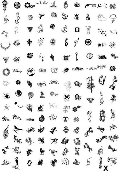 Простые тату