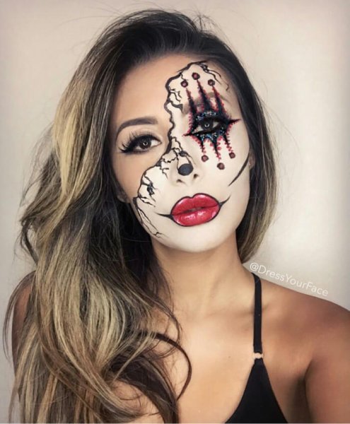 Интересные образы макияжа