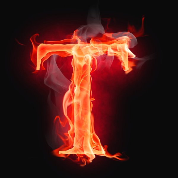 Крутая буква т