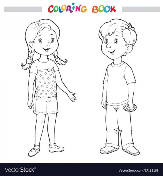 Нарисовать девочку