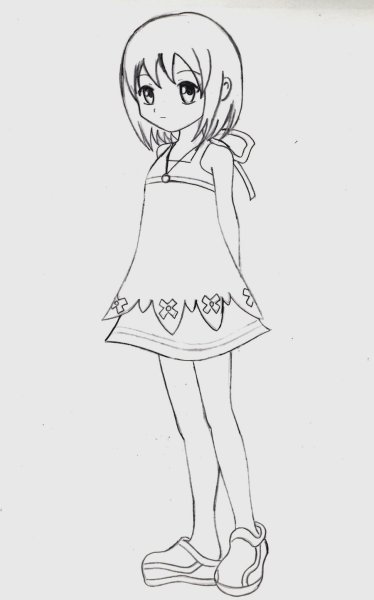 Аниме девушки в полный рост