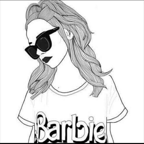 Мультяшная девочка в шапке