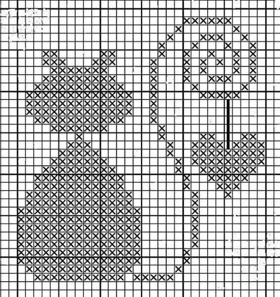 Схемы для вывязывания рисунков