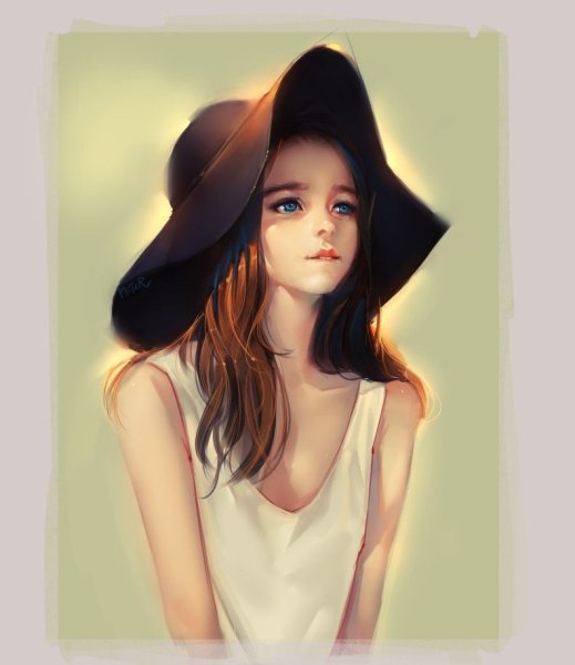 Девочка подросток арт