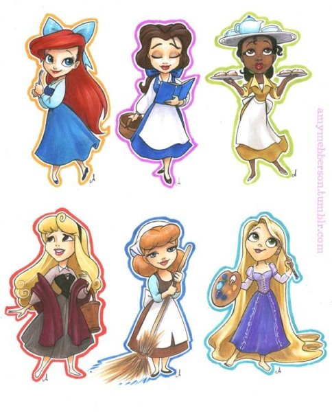 Принцессы Уолта Диснея раскраски