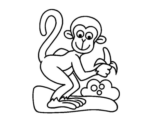 Обезьяна для детей