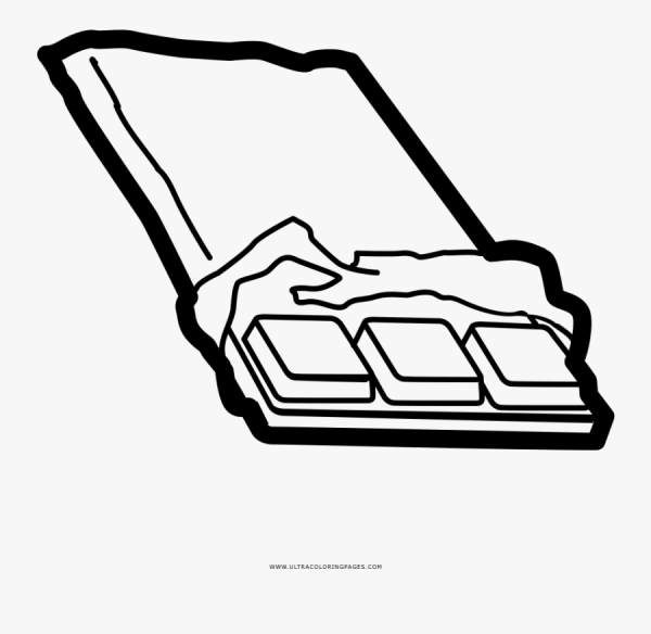 Шоколад раскраска для детей