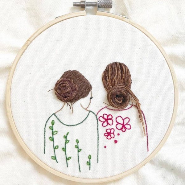 Вышивка в стиле Шеены Лиам