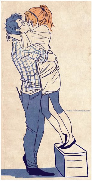 Парень и девушка рисунок