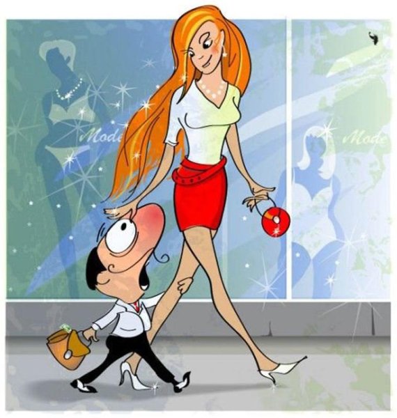 Карикатуры смешные про девушек