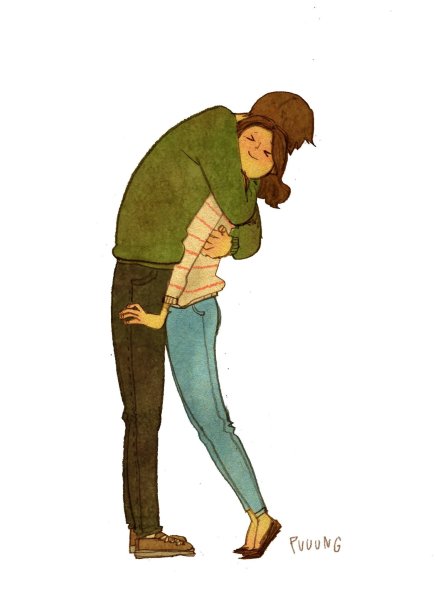 Объятия мультяшные