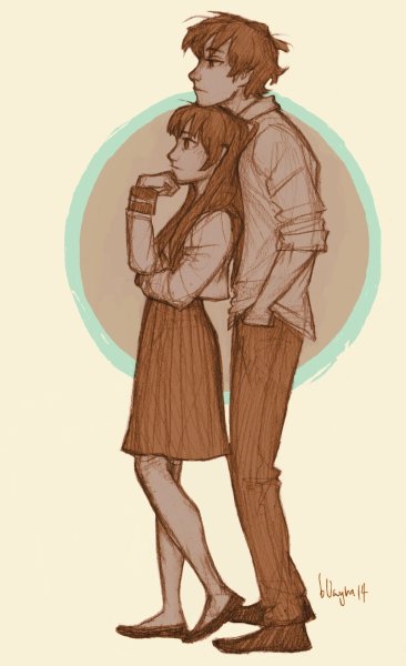 Парень и девушка референс