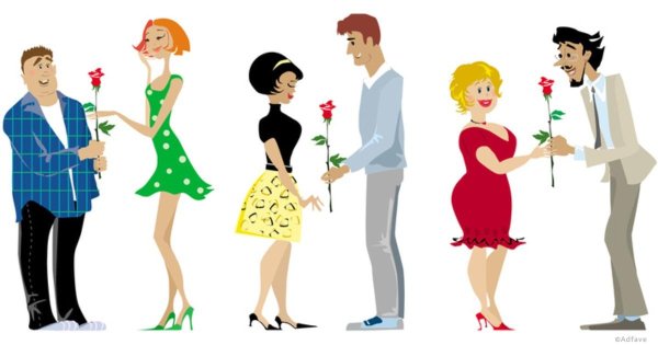 Мужчина 8 марта рисованный