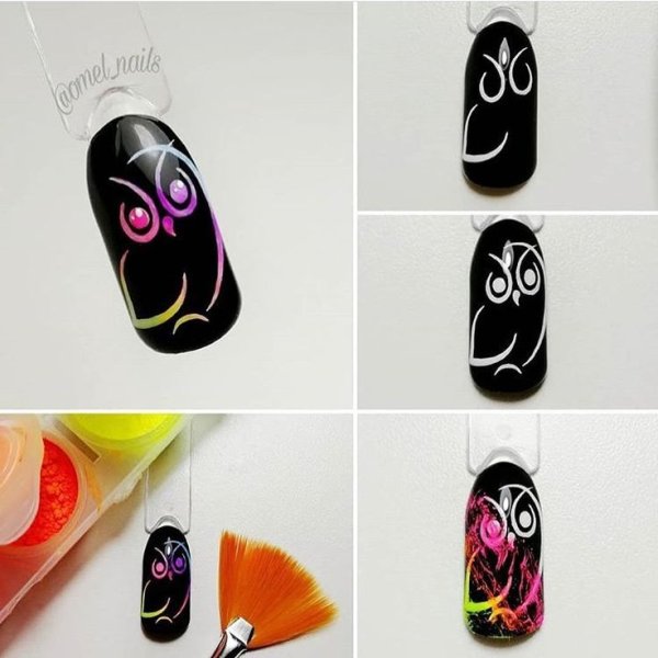 Необычные дизайны ногтей пошагово