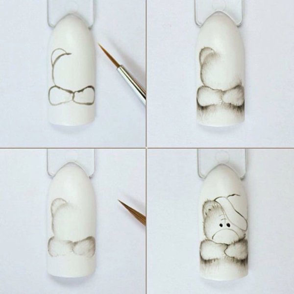 Дизайн ногтей Хэллоуин пошагово