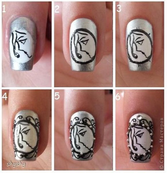 Маникюр на Хэллоуин для начинающих