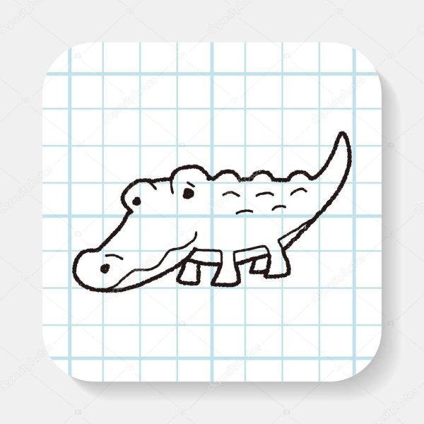 Няшный крокодил