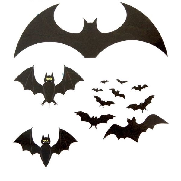 Летучая мышь на лице на Хэллоуин