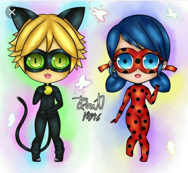 Леди баг и супер кот для срисовки