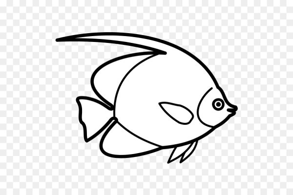 Маленький рисунок рыбы