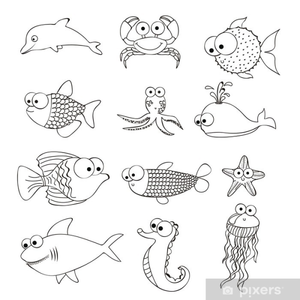 Маленькие морские рисуночки