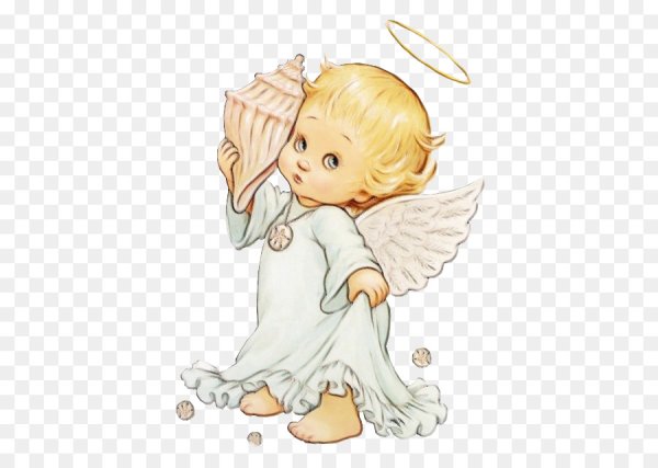 Ангелочек рисунок