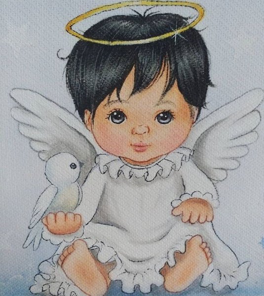 Ангелочек рисунок