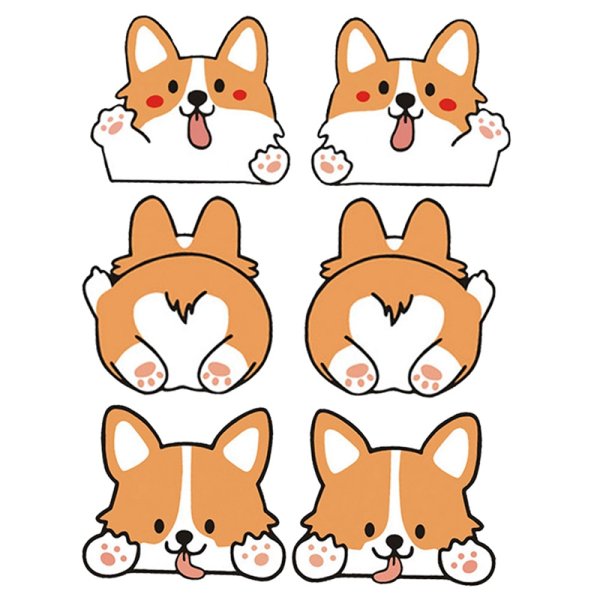 Стикеры корги
