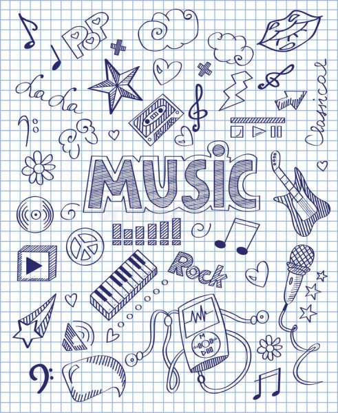 Маленькие рисуночки в тетрадку