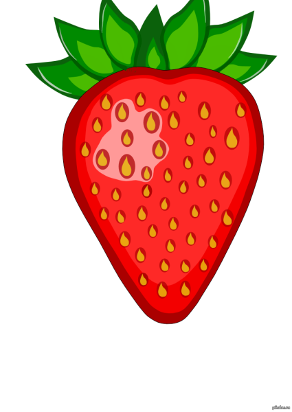 Клубника мультяшная