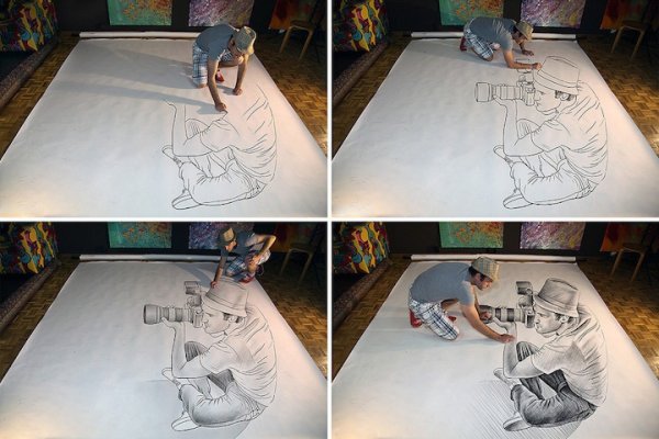 Рисунки на ватмане карандашом