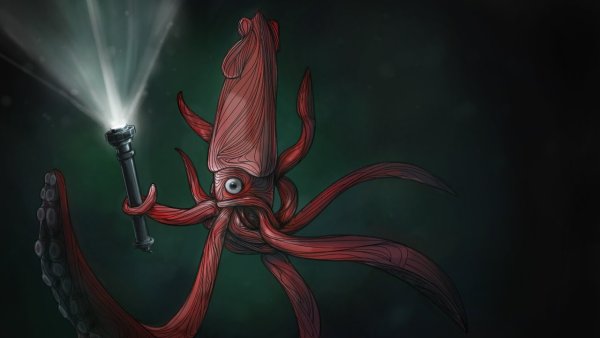 Гигантский кальмар Кракен