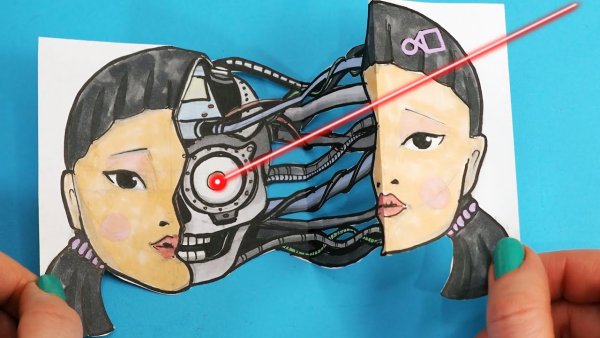 Кукла игра в кальмара рисунок