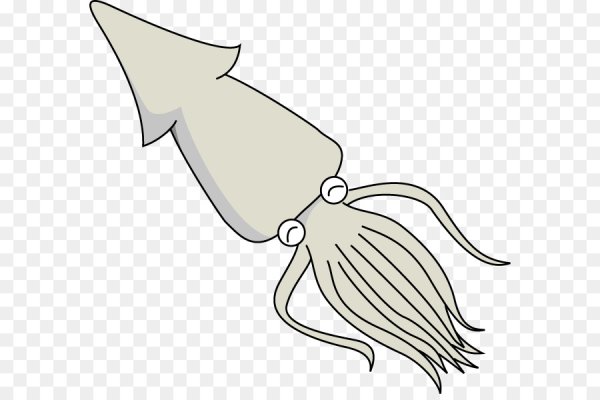 Кальмар из мультика