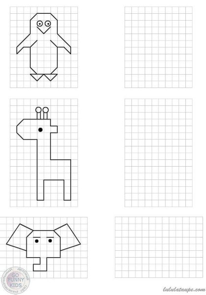 Рисунки по клеточкам