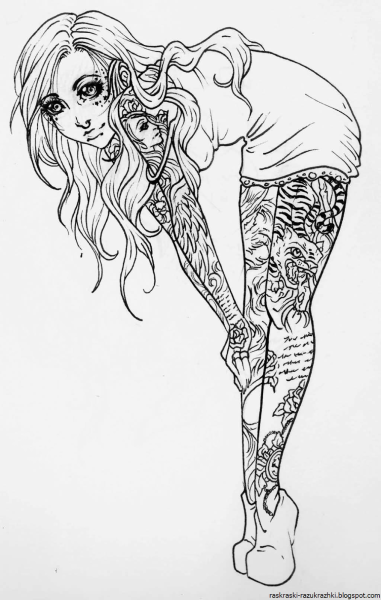 Эскизы тату для девушек