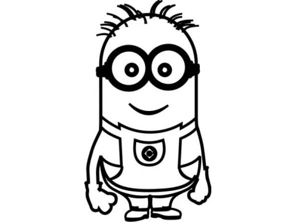 Меньен расскраска легкая