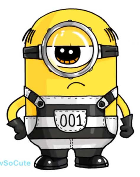 Миньоны для срисовки