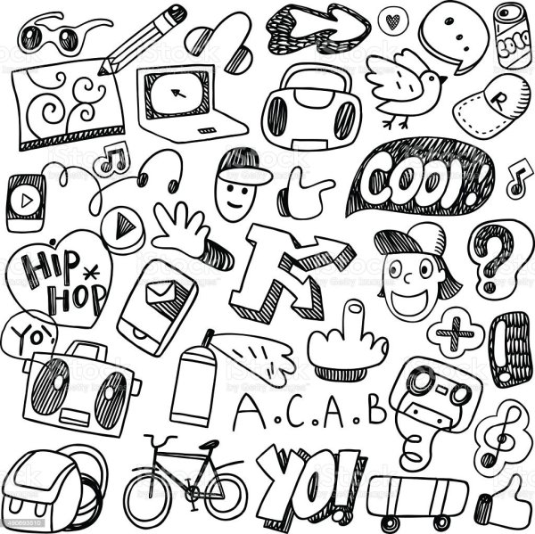 Маленькие лёгкие рисунки