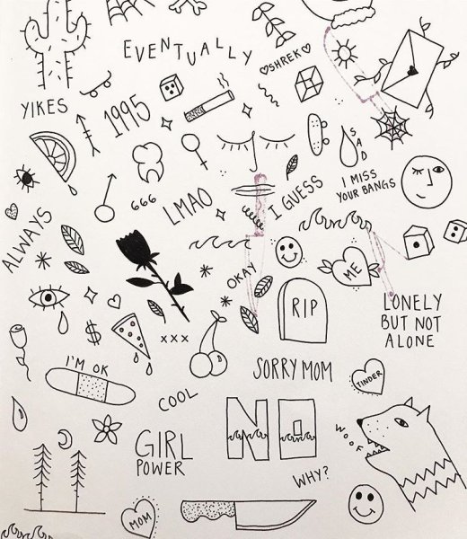 Японские тату эскизы маленькие