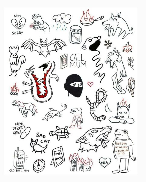 Тату эскизы