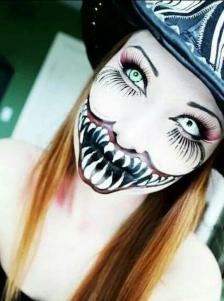 Грим на Хэллоуин для детей страшный