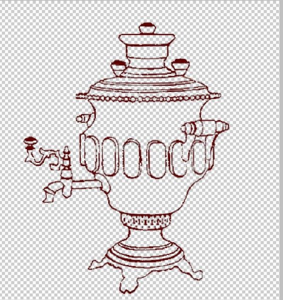 Тульский самовар разукрашка