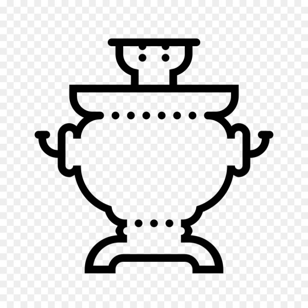 Самовар силуэт